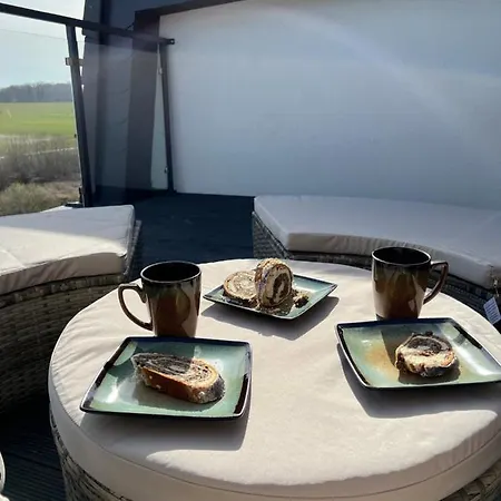 Premium Ze Zlota Wanna W Sypialni Widok Na Morze Dyskretny Taras Z Lozkiem - Baltyckie 18 Sarbinowo