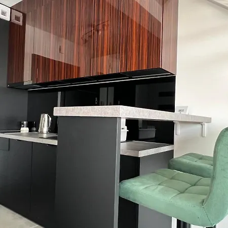 Premium Ze Zlota Wanna W Sypialni Widok Na Morze Dyskretny Taras Z Lozkiem - Baltyckie 18 Apartmán